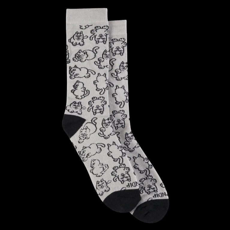 Носки Ripndip Nermie Buddies Socks Heather Grey