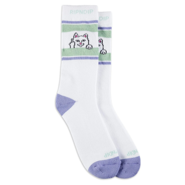 Носки Ripndip Peeking Nermal Socks Lilac/Sage