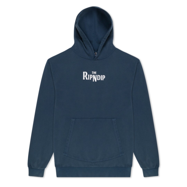 Толстовка Ripndip CROSSWALK HOODIE NAVY VINTAGE WASH