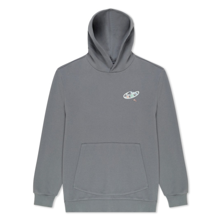 Толстовка Ripndip ART CLUB HOODIE CHARCOAL