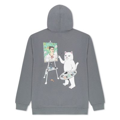 Толстовка Ripndip ART CLUB HOODIE CHARCOAL