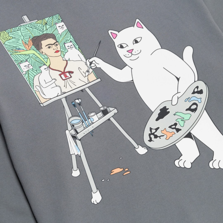 Толстовка Ripndip ART CLUB HOODIE CHARCOAL