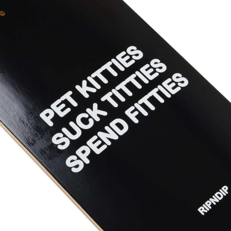 Дека Ripndip Pet Kitties Deck Black 8.0