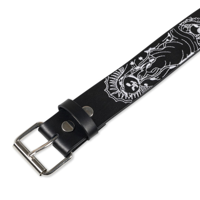 Ремень Ripndip MOTHER NERM LEATHER BELT BLACK