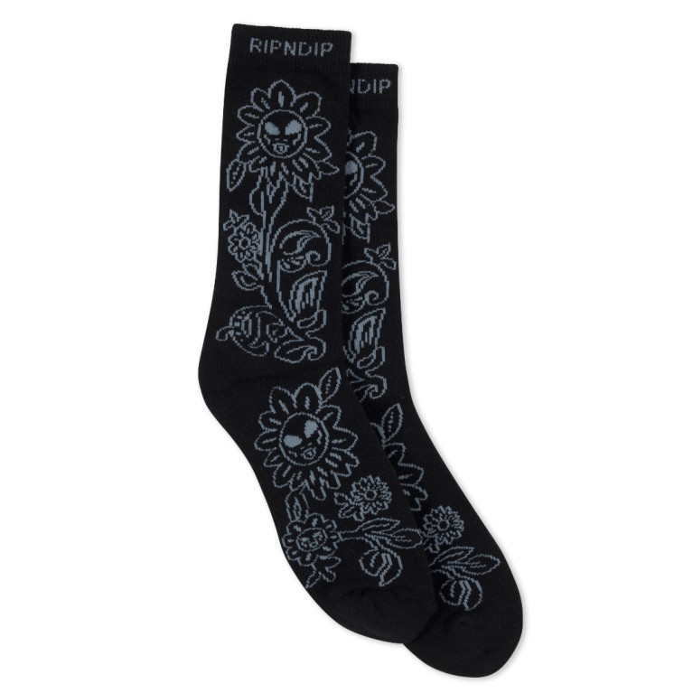 Носки Ripndip SPACE GARDEN SOCKS BLACK