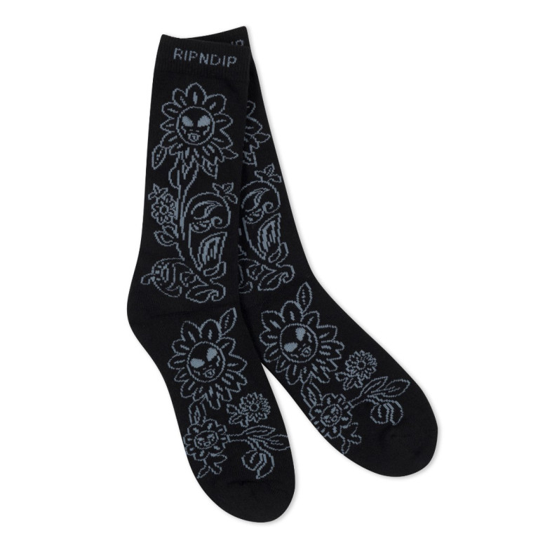 Носки Ripndip SPACE GARDEN SOCKS BLACK