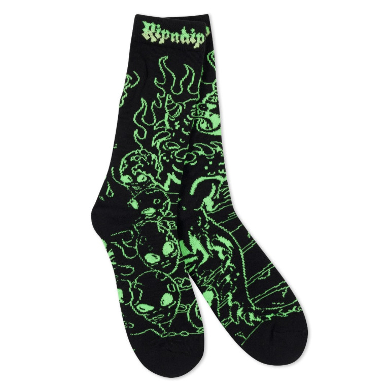 Носки Ripndip HORNTAIL SOCKS BLACK