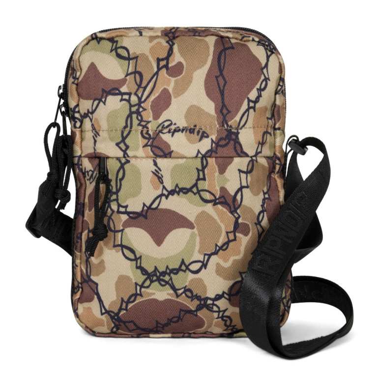 Сумка Ripndip WIRED CROSS BODY BAG TAN CAMO