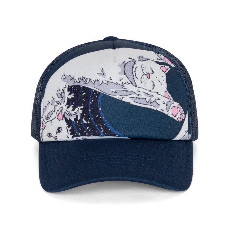 Кепка Ripndip GREAT WAVE TRUCKER HAT SLATE