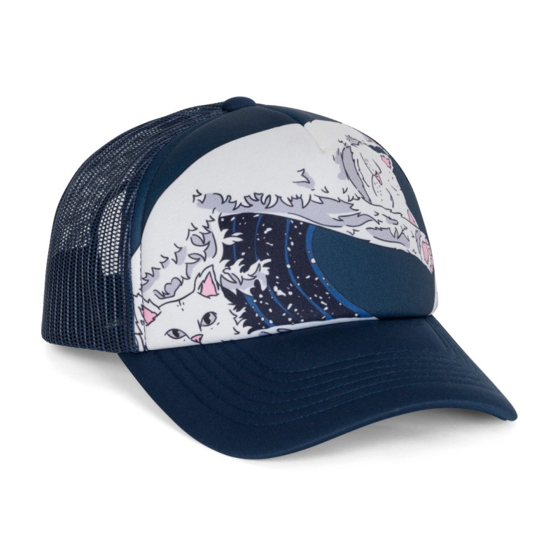 Кепка Ripndip GREAT WAVE TRUCKER HAT SLATE