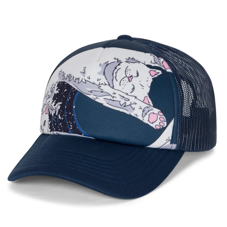 Кепка Ripndip GREAT WAVE TRUCKER HAT SLATE