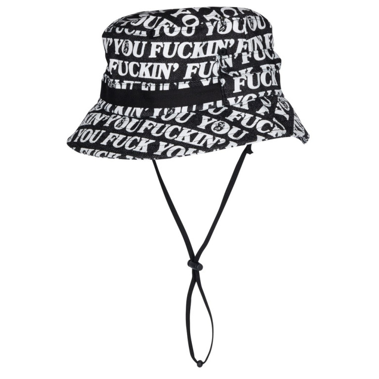 Панама Ripndip Fuckin Fuck Boonie Denim Hat Black