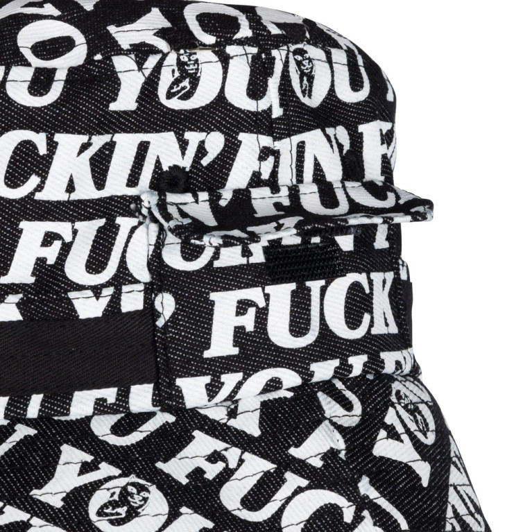 Панама Ripndip Fuckin Fuck Boonie Denim Hat Black