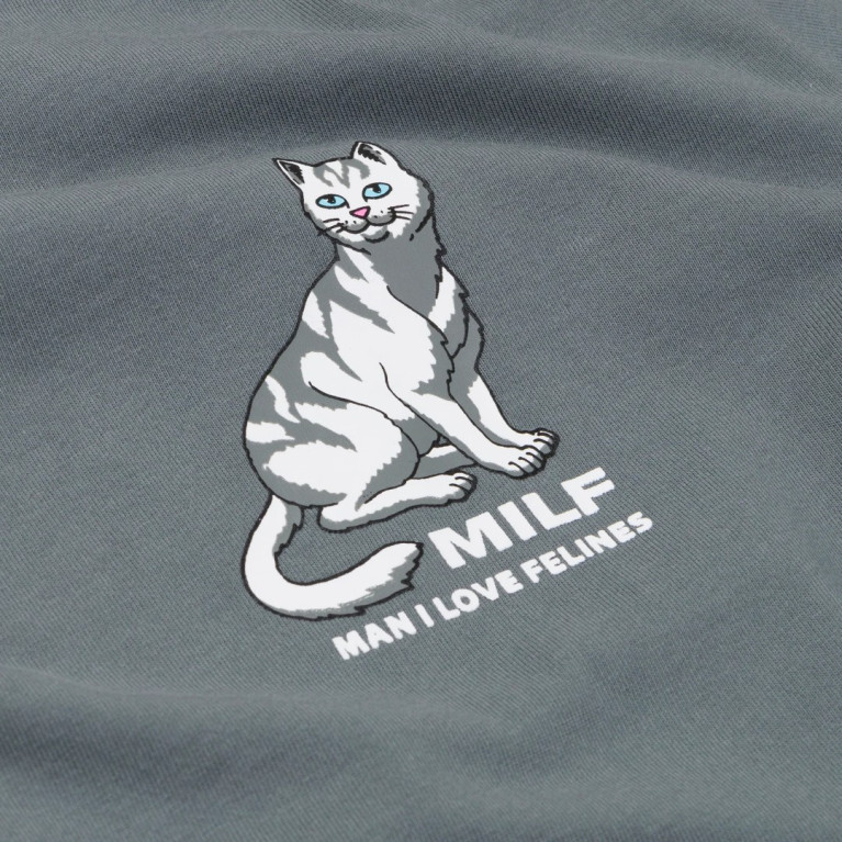 Футболка Ripndip Man I Love Felines Tee Charcoal