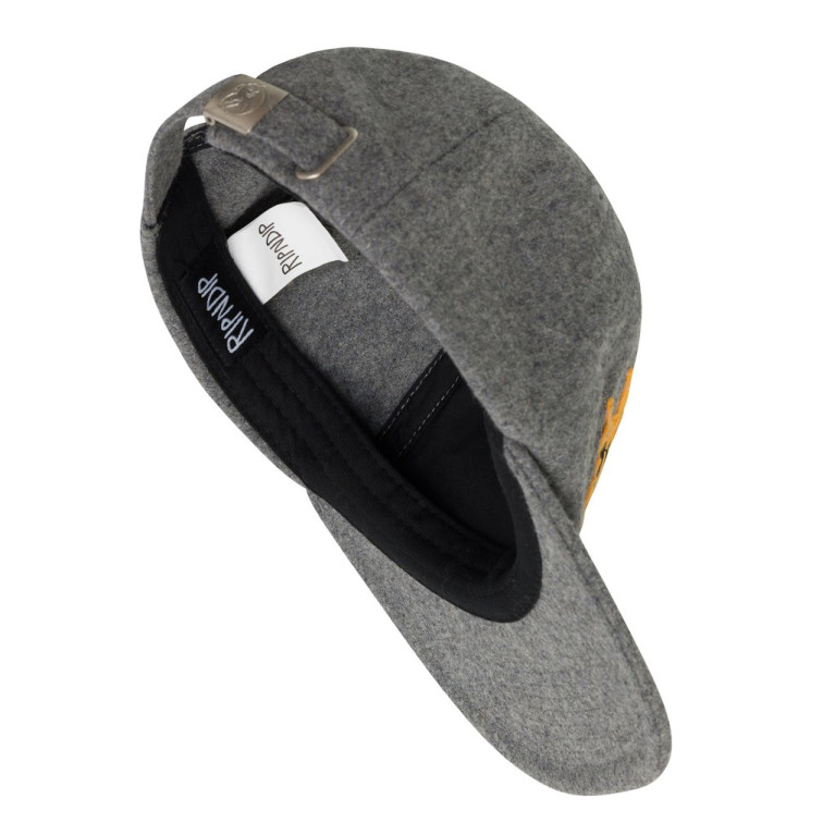Кепка Ripndip RIPNLIT 6 Panel Wool Strapback Charcoal