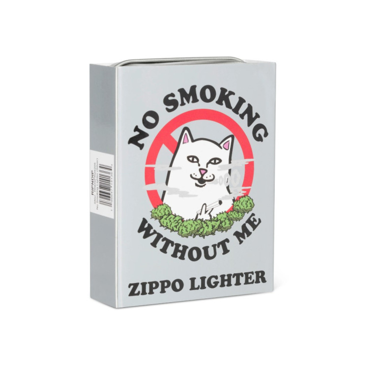 Зажигалка Ripndip NO SMOKING LIGHTER SILVER