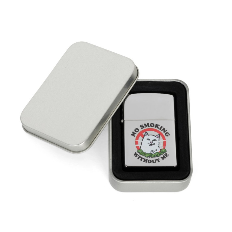 Зажигалка Ripndip NO SMOKING LIGHTER SILVER
