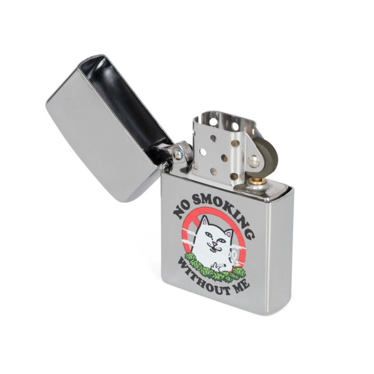 Зажигалка Ripndip NO SMOKING LIGHTER SILVER