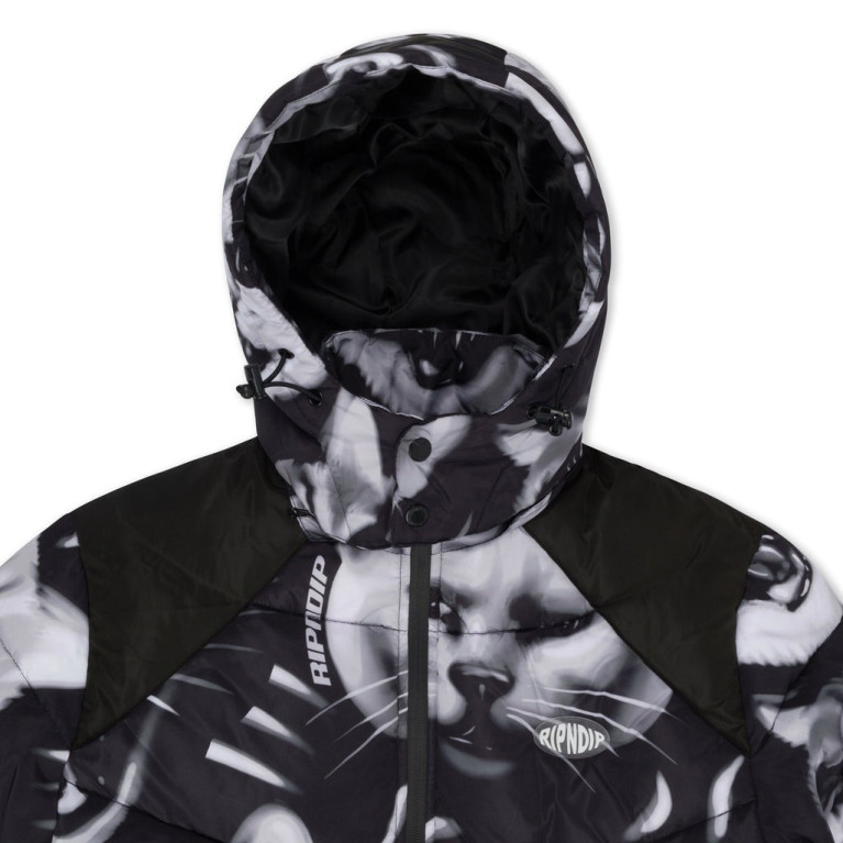 Куртка Ripndip Neon Cat Puffer Jacket Black