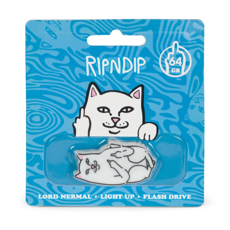Флешка Ripndip Lord Nermal Flash Drive White