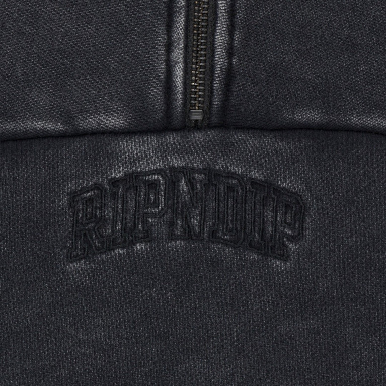 Куртка Ripndip NIGHT QUARTER ZIP SWEATSHIRT BLACK