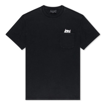 Футболка Ripndip LORD NERMAL POCKET TEE BLACK MINERAL WASH