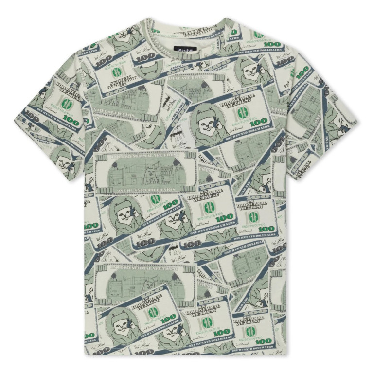 Футболка Ripndip Moneybag Tee Olive