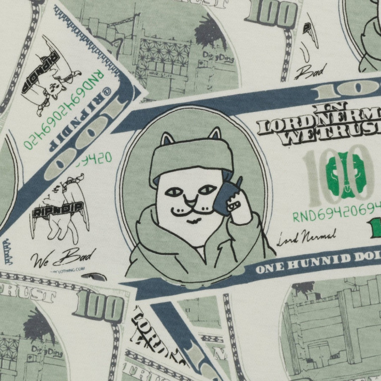 Футболка Ripndip Moneybag Tee Olive