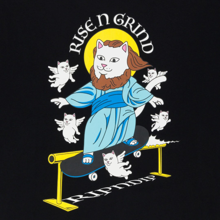 Футболка Ripndip RISE N GRIND TEE BLACK