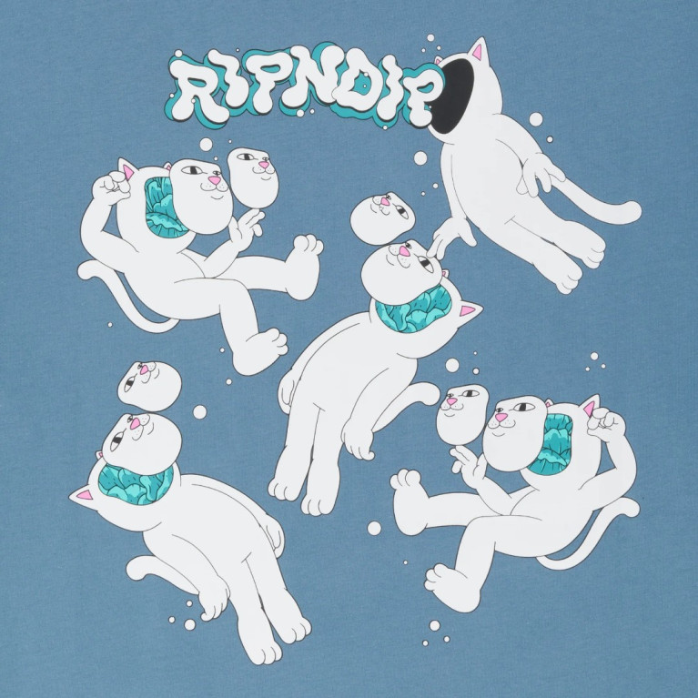 Футболка Ripndip UNATTACHED TEE SLATE