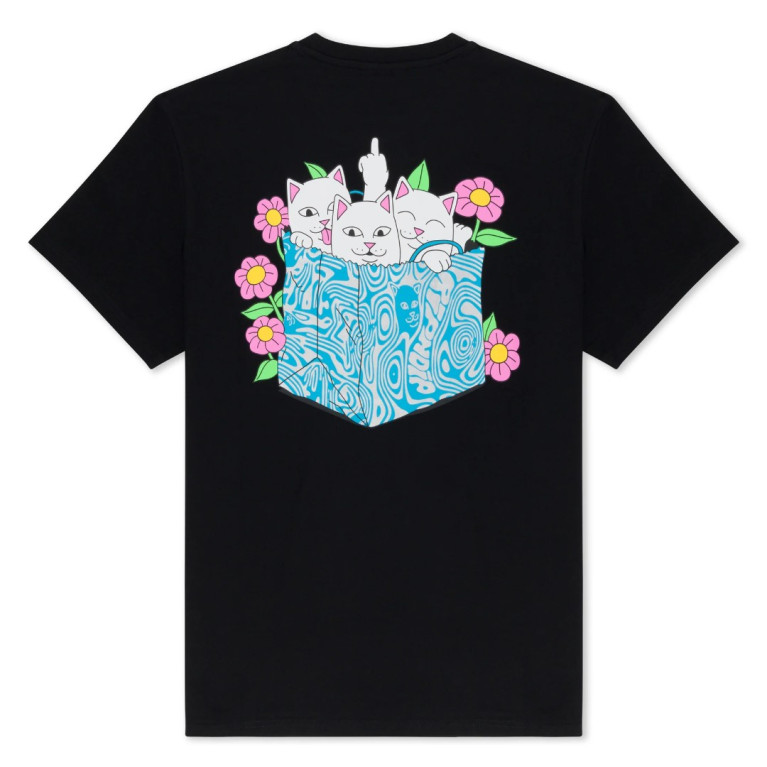Футболка Ripndip BAG OF PUSS TEE BLACK
