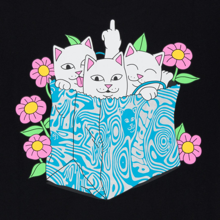 Футболка Ripndip BAG OF PUSS TEE BLACK
