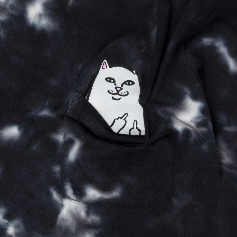Футболка Ripndip LORD NERMAL POCKET TEE BLACK LIGHTNING WASH