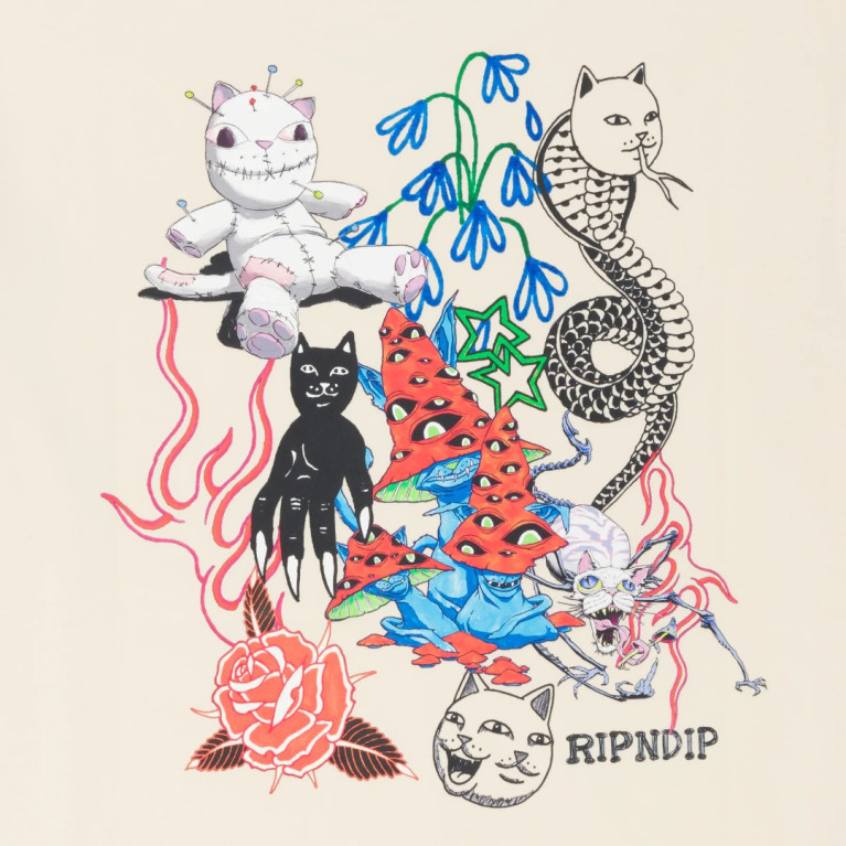 Футболка Ripndip TRAVIS TEE NATURAL