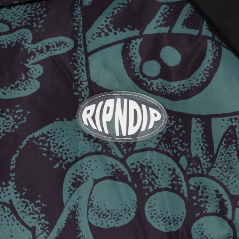 Куртка Ripndip Dark Twisted Fantasy Puffer Jacket Olive/Black