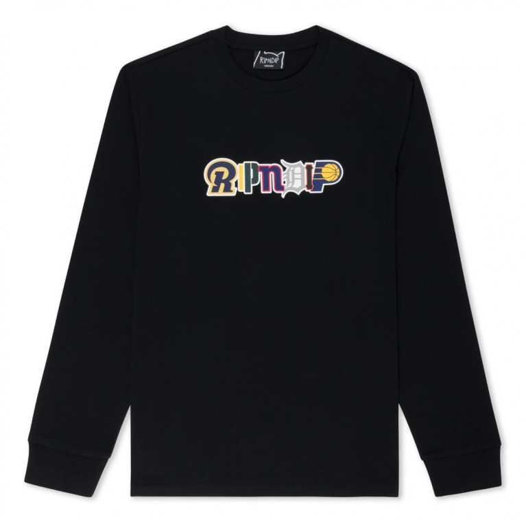 Лонгслив Ripndip FAN FAVE LONG SLEEVE BLACK