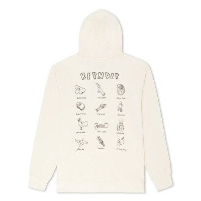 Толстовка Ripndip GRABS HOODIE BONE