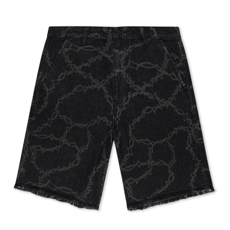 Шорты Ripndip WIRED DENIM SHORTS BLACK