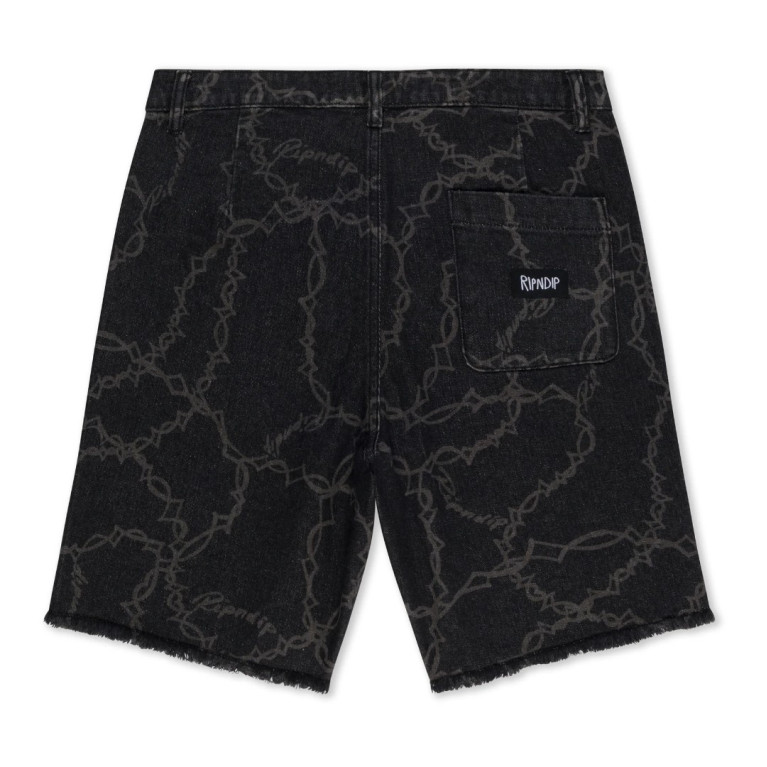 Шорты Ripndip WIRED DENIM SHORTS BLACK