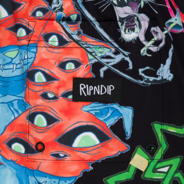Шорты Ripndip TRAVIS SWIM SHORTS BLACK