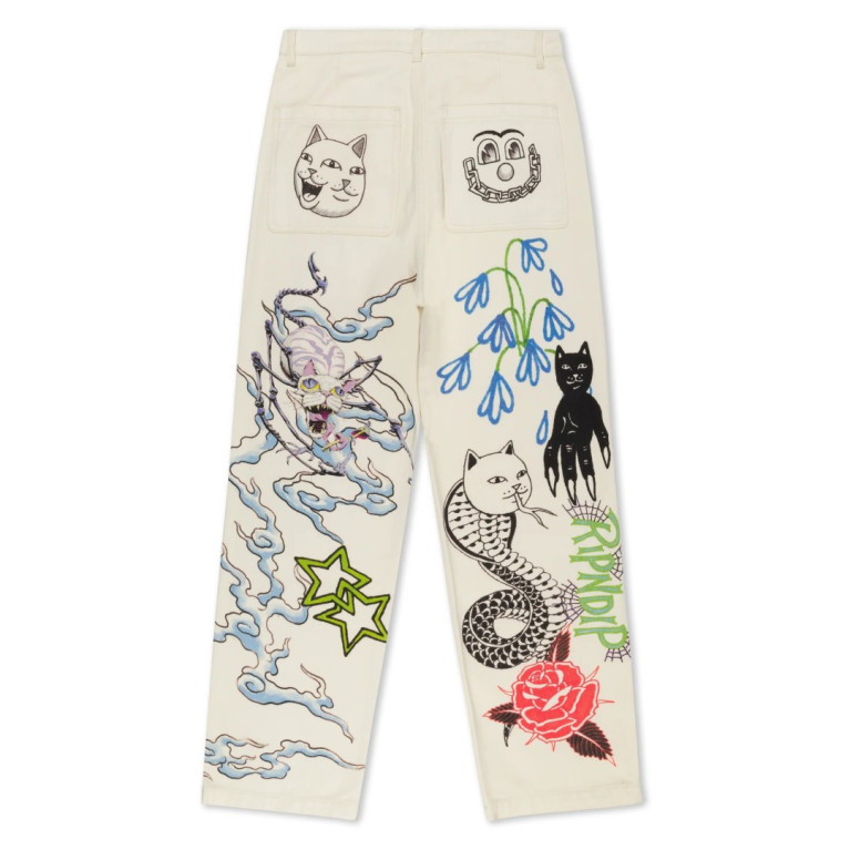 Штаны Ripndip TRAVIS PANTS OFF WHITE