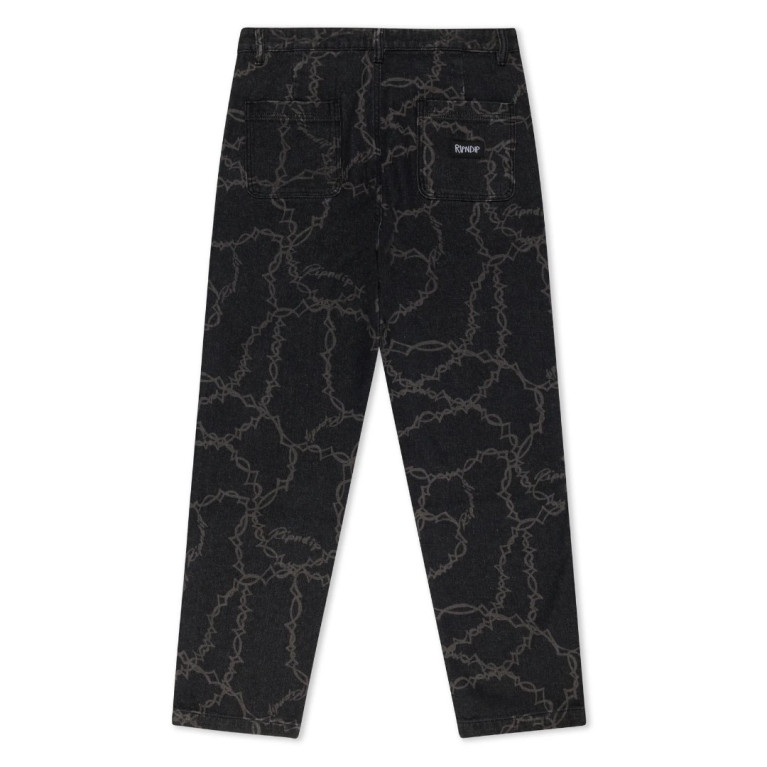 Штаны Ripndip WIRED DENIM PANTS BLACK