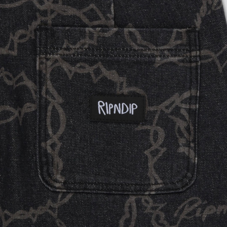 Штаны Ripndip WIRED DENIM PANTS BLACK