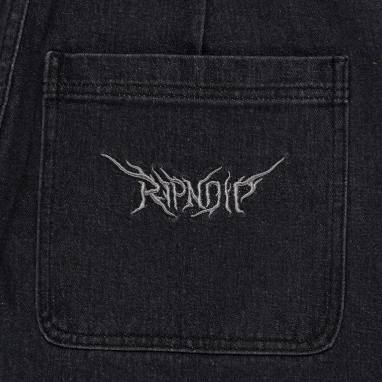 Штаны RIPNDIP Volt Denim Pants (Black)