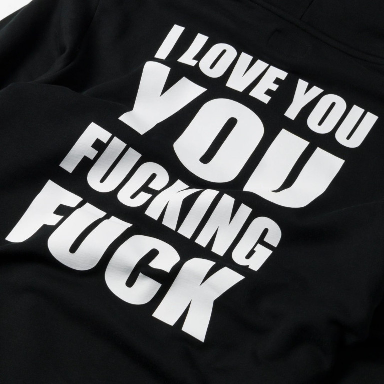 Толстовка Ripndip ILY FUCKIN FUCK HOODIE BLACK