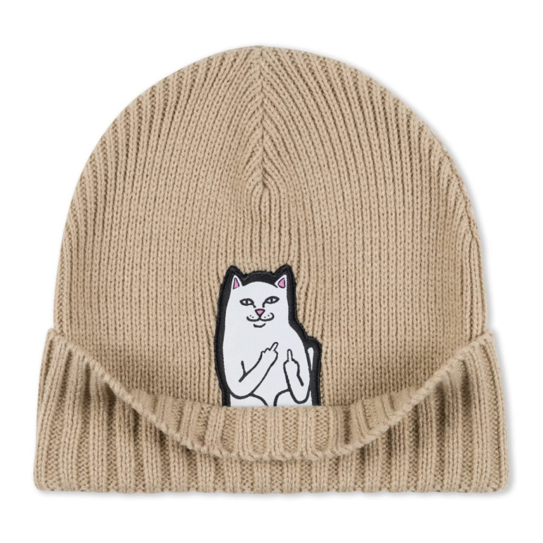 Шапка Ripndip LORD NERMAL BEANIE OFF WHITE