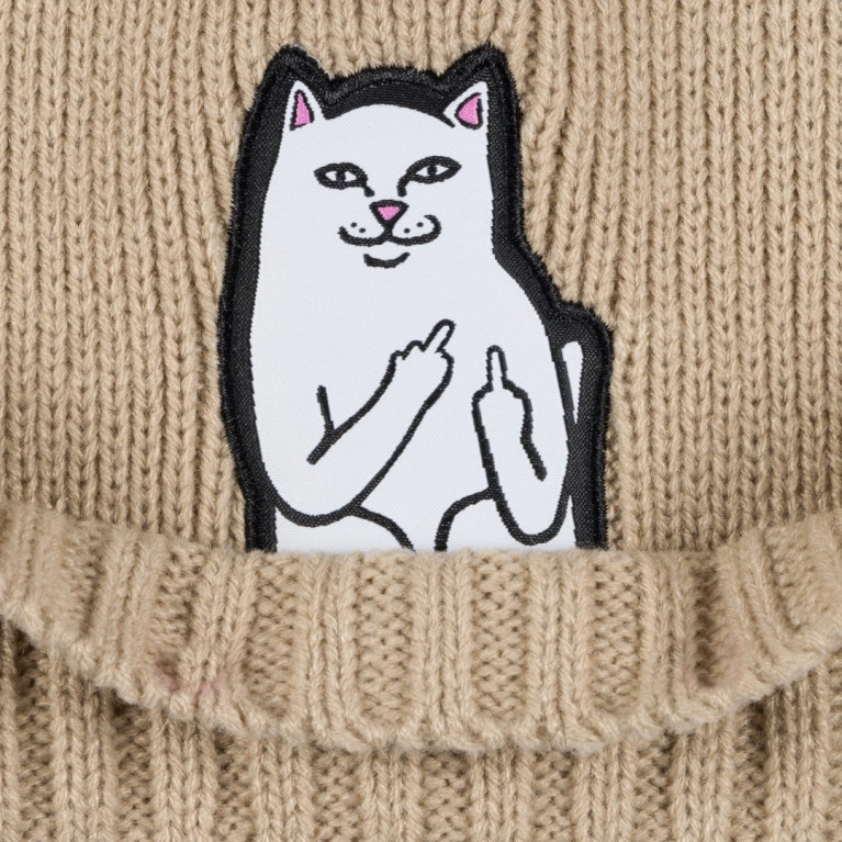 Шапка Ripndip LORD NERMAL BEANIE OFF WHITE