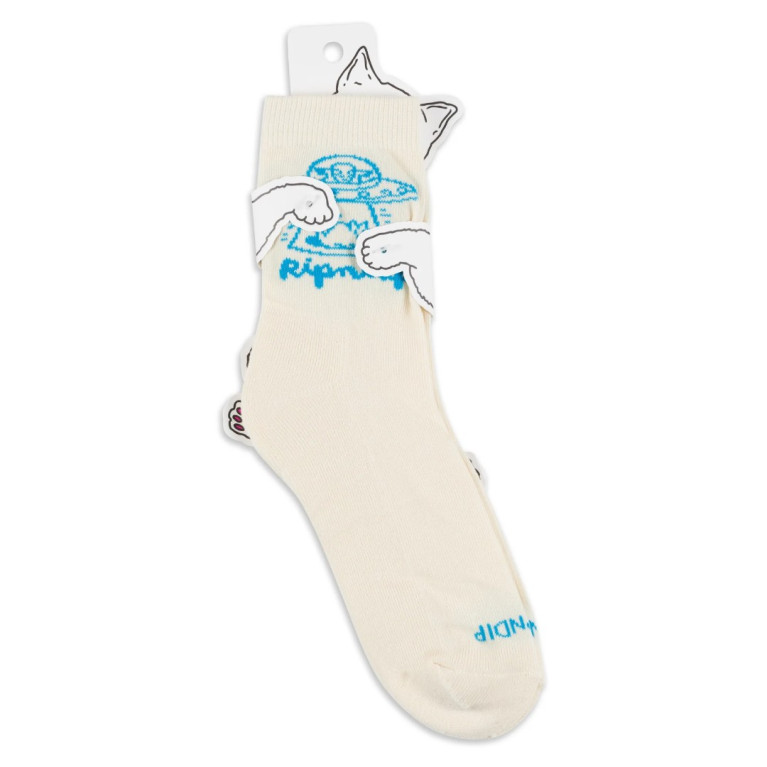 Носки Ripndip BLONDED MID SOCKS OFF WHITE