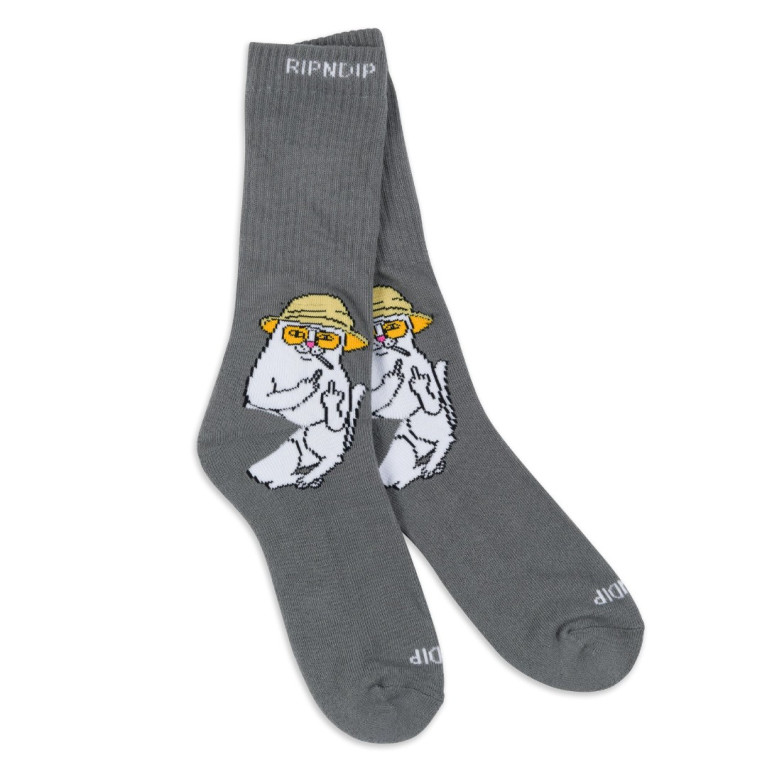 Носки Ripndip NERMAL S THOMPSON SOCKS CHARCOAL
