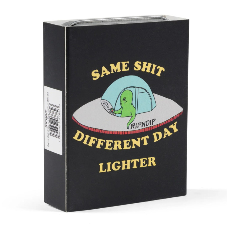 Зажигалка Ripndip SAME SHIT DIFFERENT DAY LIGHTER BLACK